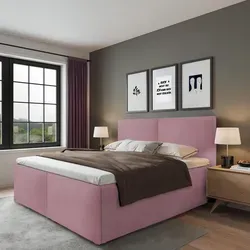 Betten & Bettgestelle Pink von Halmon Schlafkomfort Betten