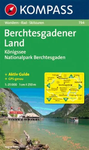 Berchtesgadener Land 1 : 25 000: Königssee, Nationalpark Berchtesgaden. Wandern / Rad / Skitouren. GPS-genau