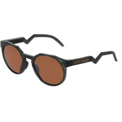 Oakley OO9242 Unisex-Sonnenbrille - Sportlich und Stylisch - Sportbrillen mit grünem Kunststoff-Gestell und rotem Glas, ideal für aktive Freizeit und optimalen UV-Schutz.