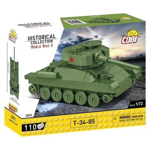 Cobi 3092 T34-85 110Teile 1/72 Panzer Bausatz