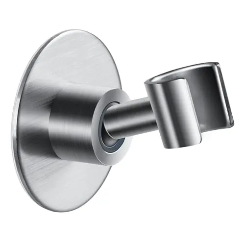 simpletome Handbrause Halterung Verstellbar Brausehalter Duschhalterung für Handbrause oder Duschkopf Für Badezimmer Edelstahl SUS304 45° drehbar Verchromt