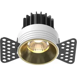 Maytoni Round Randloses Einbau-downlight Messing 3000k 500lm