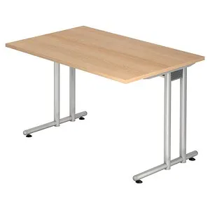HAMMERBACHER NS12 Schreibtisch Eiche 120x80 cm von Hammerbacher