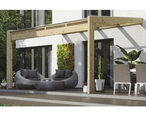 Terrassenüberdachung SKAN HOLZ Novara 450x259 cm von SKAN HOLZ