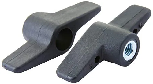 Ratioparts Flügelmutter m8 schwarz in schwarz von Ratioparts