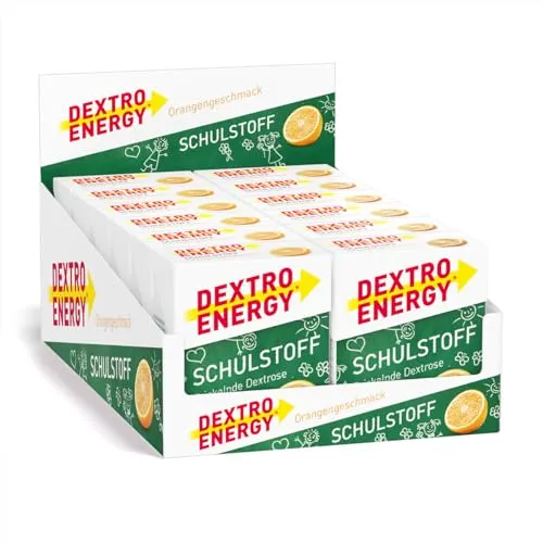 DEXTRO ENERGY SCHULSTOFF ORANGE in orange von Dextro Energy