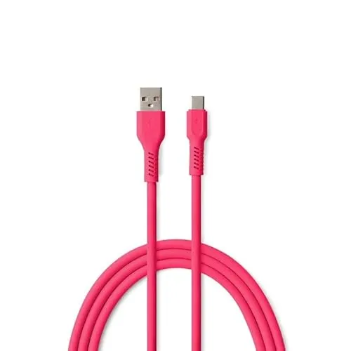 FOREVER Colorum USB auf USB C Kabel 60W Magenta in pink von Forever