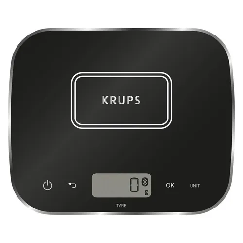 Krups XF5548 Elektronische Küchenwaage, 10 kg, Schwarz