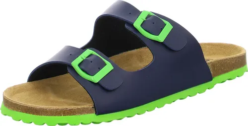 Sneakers Kinder-Pantolette mit Tieffußbett Blau-Grün, Farbe:blau, EU Größe:29