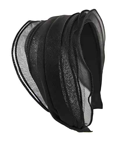 axy Breiter Haarreif in modischem Design Stirnband Vintage Haarschmuck Damen Haarreifen HRM2 (Schwarz)