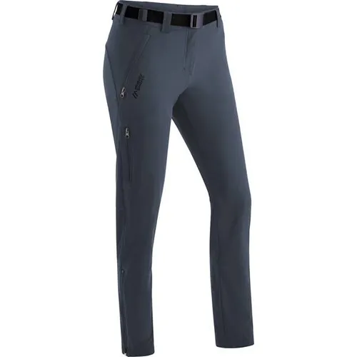 Maier Sports Damen Lana Slim Hose - Blau, Größe M - Wanderhose mit körpernahem Schnitt, ideal für aufregende Bergtouren und vielseitigen Einsatz das ganze Jahr über.