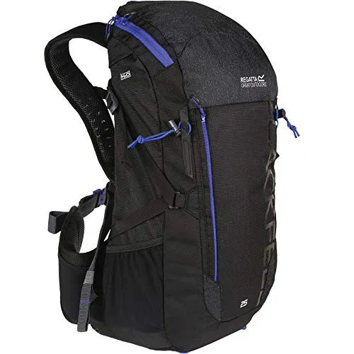 Regatta Unisex Blackfell III - Reflektierender Reiserucksack - Wanderrucksäcke mit 25 Liter Volumen, stark reflektierenden Einsätzen für Sicherheit und abnehmbarem Regenschutz, ideal für Outdoor-Abenteuer.