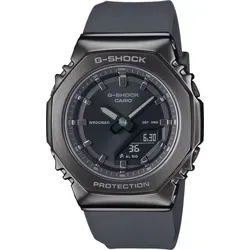 Casio G-Shock Classic Damenuhr Schwarz GM-S2110B-8AER - Robuste Armbanduhr für Damen mit analog-digitaler Anzeige, ideal für sportliche Aktivitäten und im Alltag, mit Funktionen wie Stoppuhr und Alarm.