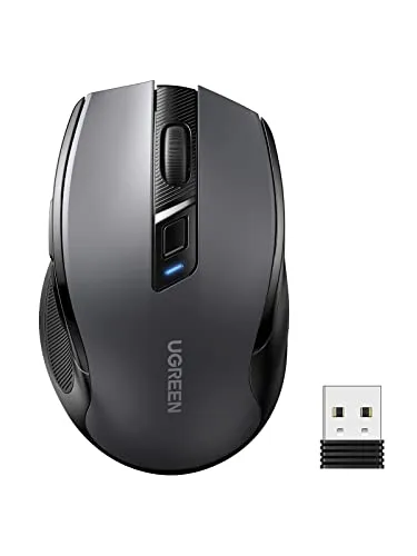 UGREEN Wireless Mouse 2,4 GHz & BT (Black)