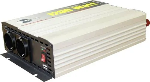 E-ast Wechselrichter HPL 1200-D-12 1200W - Generator für 12 V/DC auf 230 V/AC, ideal für Boot, Camping oder Solaranlagen mit umfangreichen Schutzmaßnahmen für Sicherheit und Leistung.