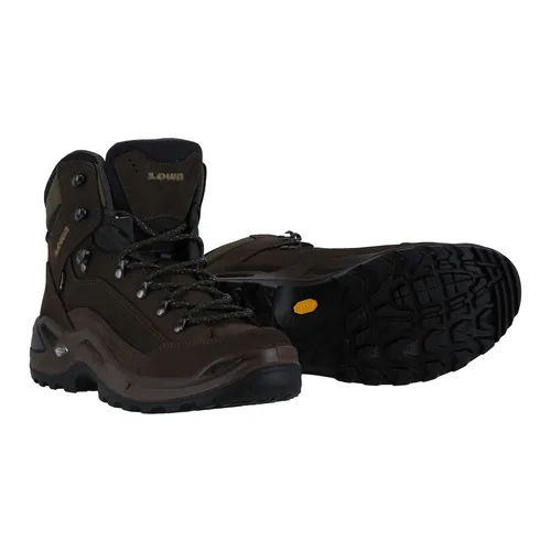 Lowa Renegade Mid GTX Herren Wanderschuhe – Wasserdicht und Komfortabel - Wanderschuhe aus Nubukleder, ideal für aktive Abenteuer und Alltag. Der Renegade GTX Mid bietet Stabilität und besten Gehkomfort für jedes Terrain.