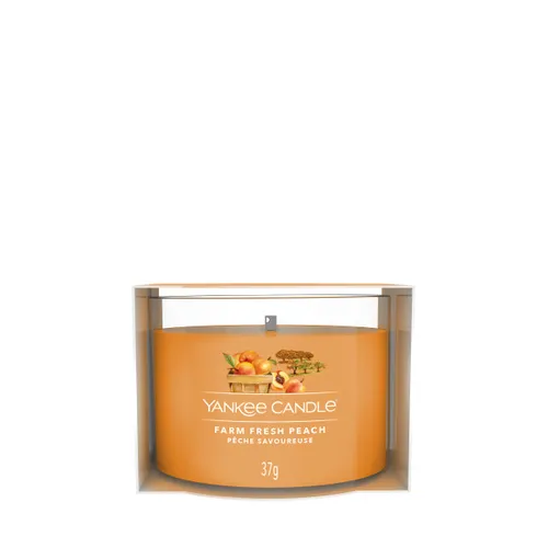 Yankee Candle Farm Fresh Peach Glasvotivkerze 37g