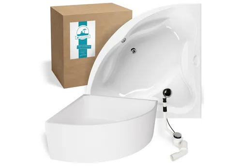 Calmwaters Eckwanne Original 140 x 140 cm von Calmwaters