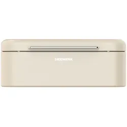 SIEGWERK Design-Brotkasten PANOVA - Hochwertiger Klassiker - Praktischer Brotkasten mit schwerer Metallqualität und modernem Design. Ideal zur Aufbewahrung von Brot, Brötchen und mehr. Langlebig und funktional mit Lüftungslöchern für optimale Frische.