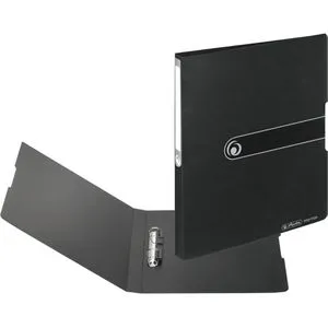 Herlitz Ringbuch easy orga to go 11205713, A4, 2 Ringe, Ring-Ø 16mm, schwarz opak