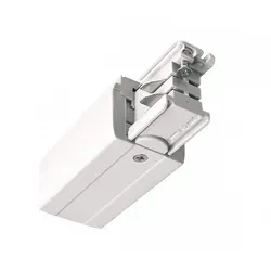 Deko Light 710009 D Line elektrischer Einspeiser links Hochvolt-Schienensystem-Komponente Stromschiene 3phasig Weiß