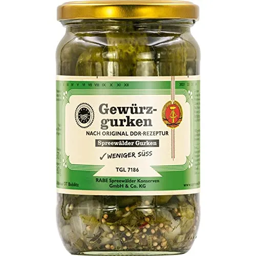 Spreewaldrabe DDR-Gewürzgurke 720ml