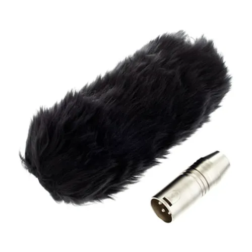 Sennheiser MZW 400 Zubehör-Set - Mikrofone - MKE Zubehör-Set mit Fellwindschutz und 3,5-mm-Klinkenadapter auf XLR für optimale Audioqualität bei Aufnahmen.