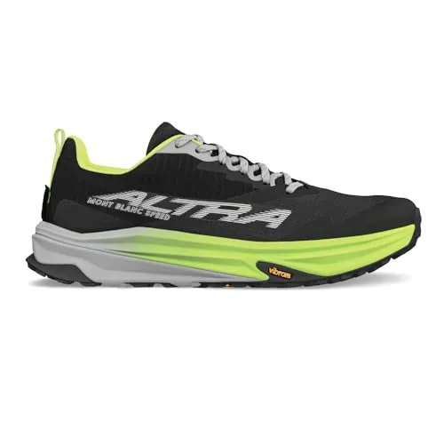 Altra Mont Blanc Geschwindigkeit Laufschuhe Herren - Noir - 44 - Laufschuhe für Herren, speziell für Geschwindigkeit konzipiert, verbessern deine Trail-Performance dank innovativer Dämpfung und leichtem Design.