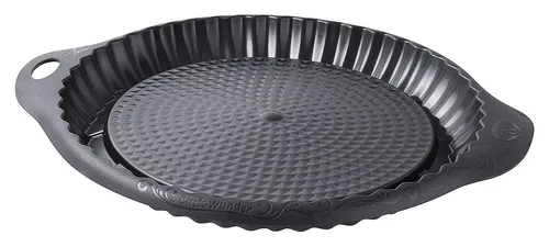 Dr. Oetker Obstkuchenform Ø 28 cm mit Griff - Stabile Kunststoffform für Obstkuchen, ideal für Einsteiger und Profis. Die praktische Form sorgt für höchsten Back-Komfort und lässt sich einfach handhaben. Perfekt für fruchtige Kreationen das ganze Jahr über!