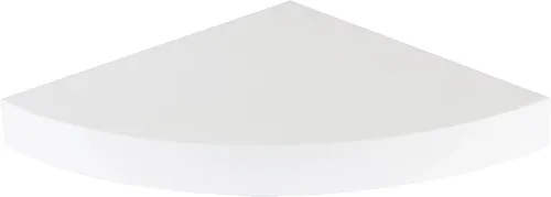 vidaXL Eck-Wandregal 2 Stk. Eiche und Weiß - Praktische Eck-Wandregale aus stabilen MDF in Wabenplatten-Design, ideal zum Präsentieren von Büchern und Deko. Mit unsichtbarem Befestigungssystem für eine einfache Montage.