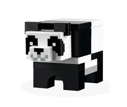 LEGO Minecraft Das Pandahaus Set 21245 - 3-stöckiges Panda-Spielzeughaus mit Dschungelforscher und Skelett, kreatives und flexibles Spielzeug für Kinder ab 8 Jahren