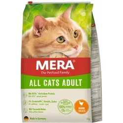 mera Cats Adult Huhn Trockenfutter für Katzen - Gesund & Lecker ohne Getreide, 10 kg - Katzenfutter ohne Getreide, mit 85% tierischem Protein und Anti-Hairball Komplex für eine gesunde Katze. Nachhaltig produziert in Deutschland und klimaneutral verpackt.