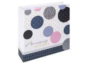 Walther Memo ME-485-L Amazing Memories 9x13cm blau f. 200 Fotos