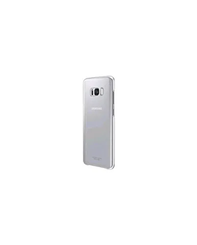 Samsung EF-QG955CSEGWW Clear Cover (geeignet für Samsung Galaxy S8+) silber