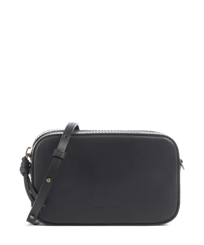 Marc O'Polo Liana XS Umhängetasche schwarz - Elegante Handtasche aus fein genarbtem Rindsleder, ideal für stilbewusste Frauen, die Funktionalität und Design schätzen.