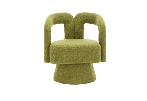 MODFU Drehstuhl 360-Grad-Schwenk-Cuddle-Fass-Sessel in grün von MODFU