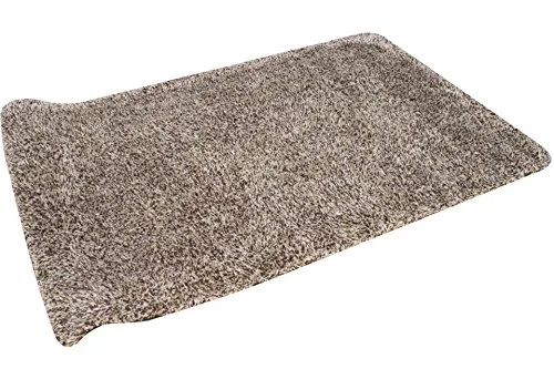 MAGIC CLEAN Schmutzfangmatte Fußmatte 70 cm Braun-Weiss