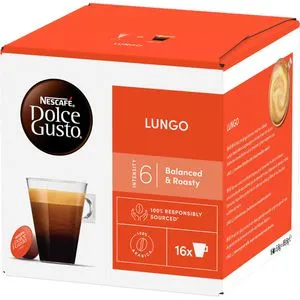 Nescafe Kaffeekapseln Dolce Gusto, Lungo, 16 Kapseln