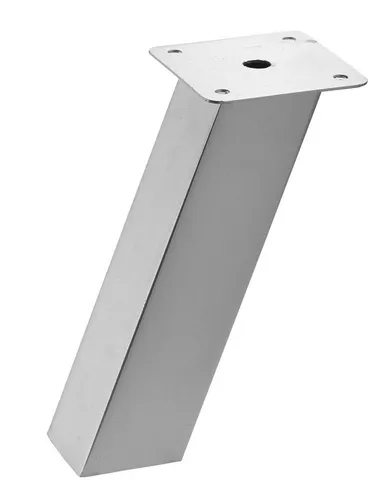 Hettich Tischbein Konsolen für Thekenkonstruktionen - Zubehör für Möbel, robuste Stahlkonstruktion in elegantem Silber für stabile und stilvolle Thekenlösungen