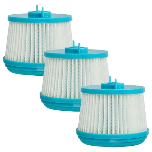 vhbw 3x Nachmotorfilter kompatibel mit Genius Invictus X9, X5, X4, X8, X7 Staubsauger - HEPA Filter