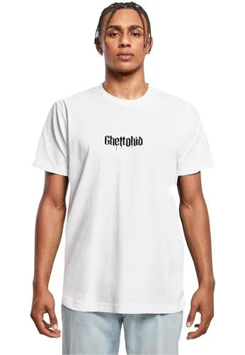 Mister Tee Herren Ghettokid Tee White, L