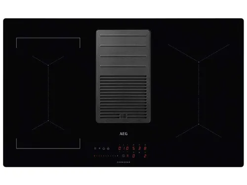 AEG IDE84244IB ComboHob Kochfeldabzug Induktion - Kochfeld mit integriertem Dunstabzug, 83 cm breit, ideal für platzsparendes Kochen. Die Hob²Hood-Funktion steuert den Abzug automatisch.