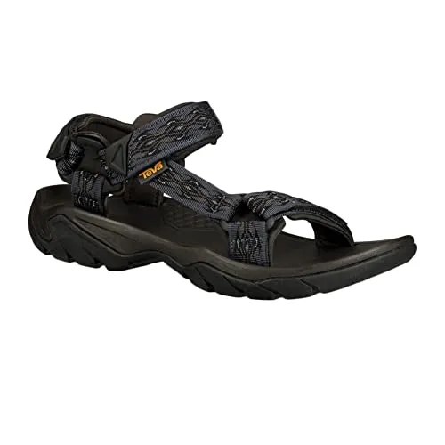 TEVA TERRA FI 5 UNIVERSAL SANDALEN HERREN blau 48,5 - Robuste Wandersandale - Wanderschuhe für Herren, ideal für mehrtägige Touren. Diese leichtgewichtige, wasserfeste Sandale bietet optimalen Komfort mit einer schockabsorbierenden Sohle und verstellbaren Klettverschlüssen.