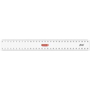 BRUNNEN Lineal Flexi 30,0 cm, glasklar