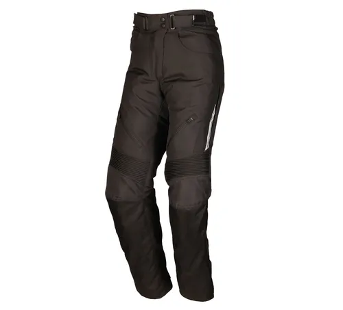 Modeka Violetta Textilhose Damen schwarz 46 - Motorradhosen mit 2in1-Funktion: wasser- und winddicht dank Humax®-Z-Liner-Membrane, höhenverstellbare Knieprotektoren und herausnehmbare Thermohose für maximalen Komfort.
