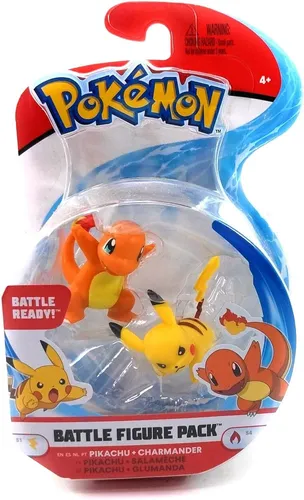 Pokemon - Battle Figures - Pikachu & Glumanda- NEU - (R7-0)