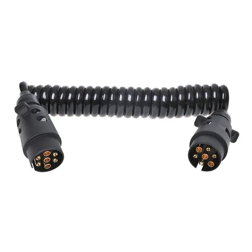Spiralkabel 3M mit 2x Stecker 7-polig PVC