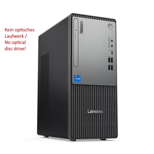 Lenovo ThinkCentre neo 50t Gen 5 - Tower PC, Intel Core i5 13400, 16GB RAM, 512GB SSD, Windows 11 Pro, 1 Jahr Vor-Ort-Service