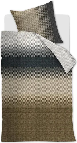Beddinghouse Bettwäsche DUCO Satin 155x220 cm - Hochwertige Bettwäsche aus 100% Baumwolle mit Wendefunktion und grafischem Streifenmuster für stilvollen Schlafkomfort und erholsame Nächte.