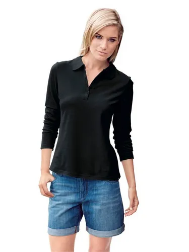 heine T-Shirt Poloshirt Langarm von Heine